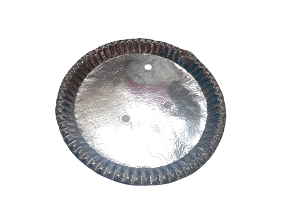  Silver Round Paper Plate