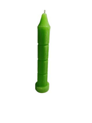  Green Pillar Candle