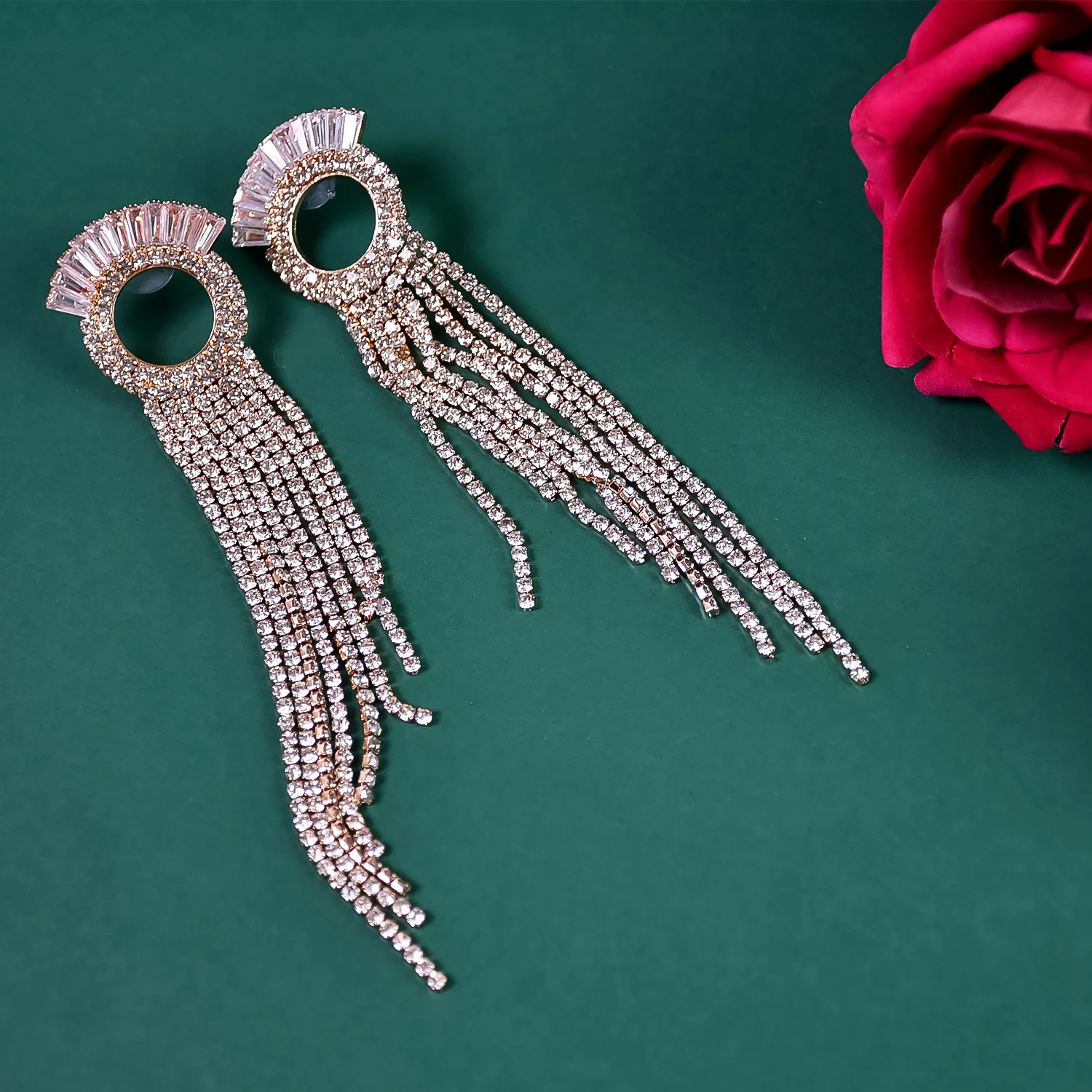 Artificial and long Earrings