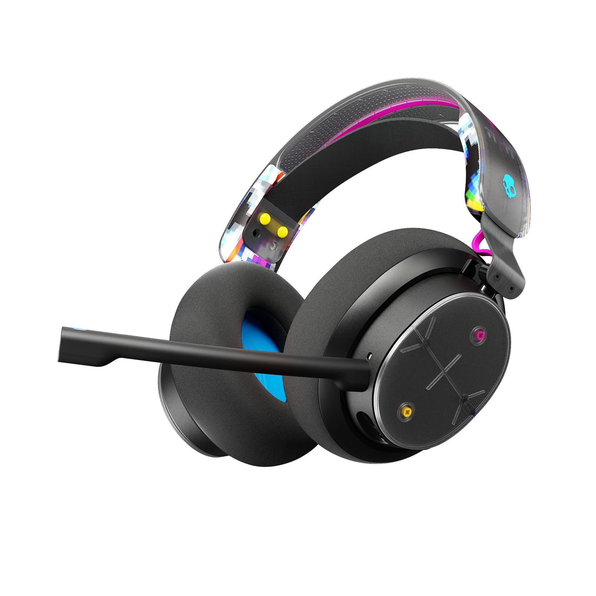 Skullcandy PLYR Multi-Platform Over-Ear Wireless Gaming Headset, Enhanced Sound Perception, 24 Hr Battery, AI Microphone