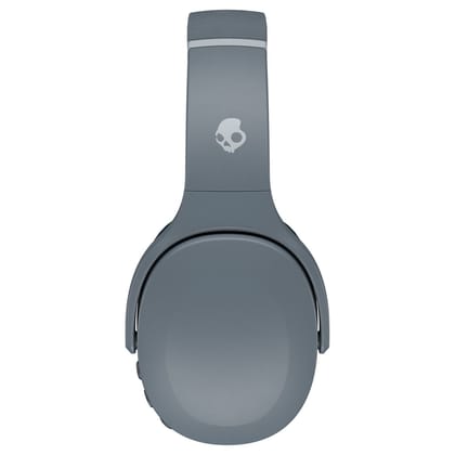 Skullcandy Crusher Evo Wireless Over-Ear-Headphone with Rapid Charge Personal Sound App and Built-in Tile Finding Technology with mic (Chill Gray)