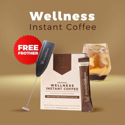 Original Wellness Instant Coffee + Free Frother