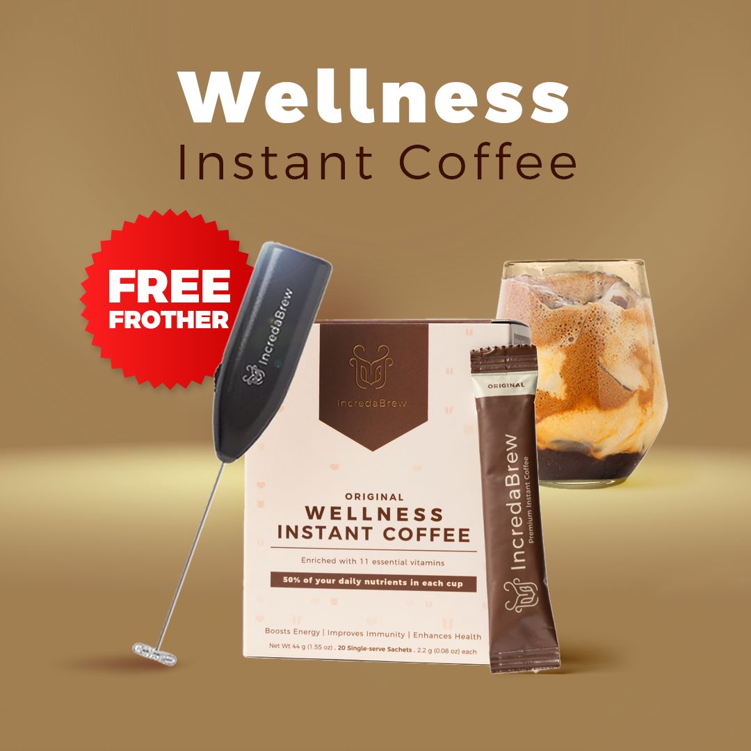 Original Wellness Instant Coffee + Free Frother