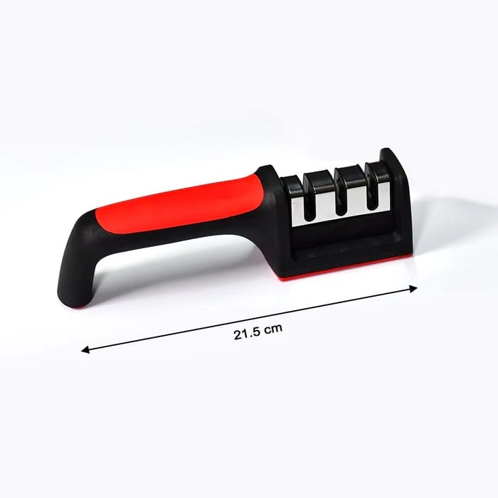  Professional 3-Stage Knife Sharpener with Ergonomic Handle