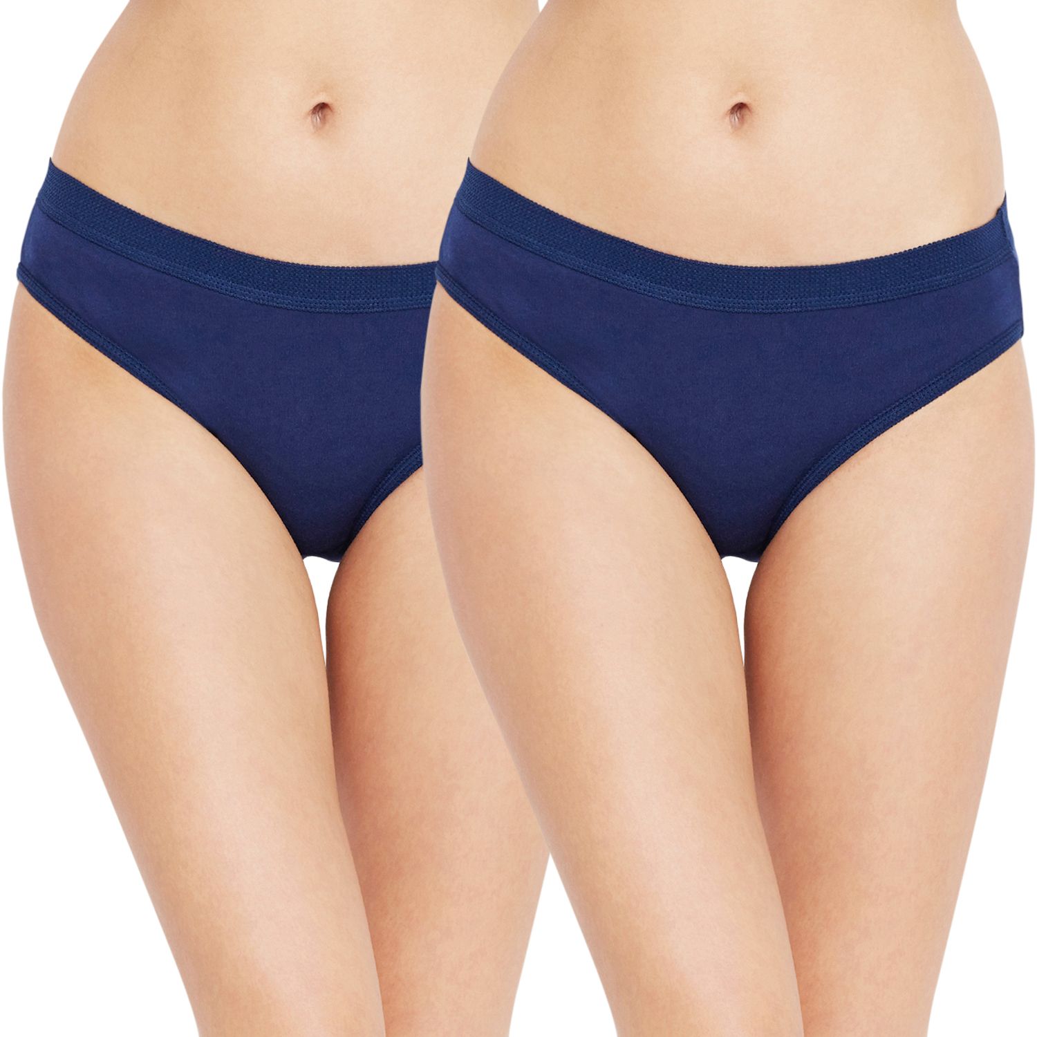 Bodycare women's combed cotton assorted Bikini Panty Pack of 2 ( 52D )