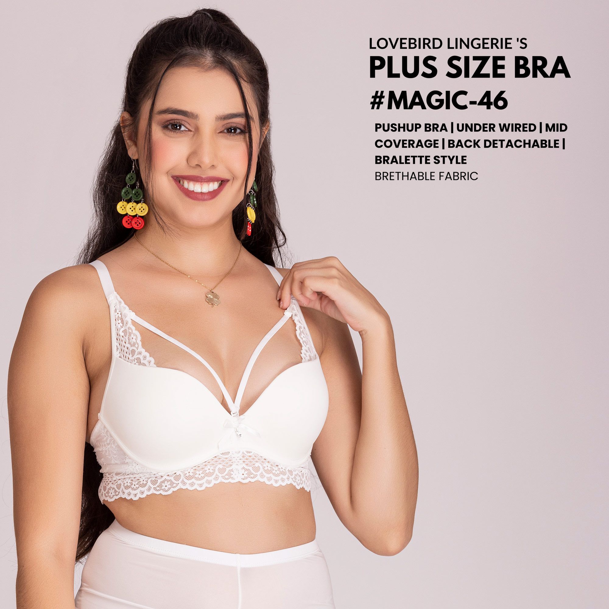 Half Cup Luxury Full Supported Minimizer Bra