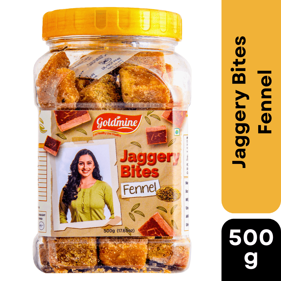 Goldmine Jaggery Bites Fennel