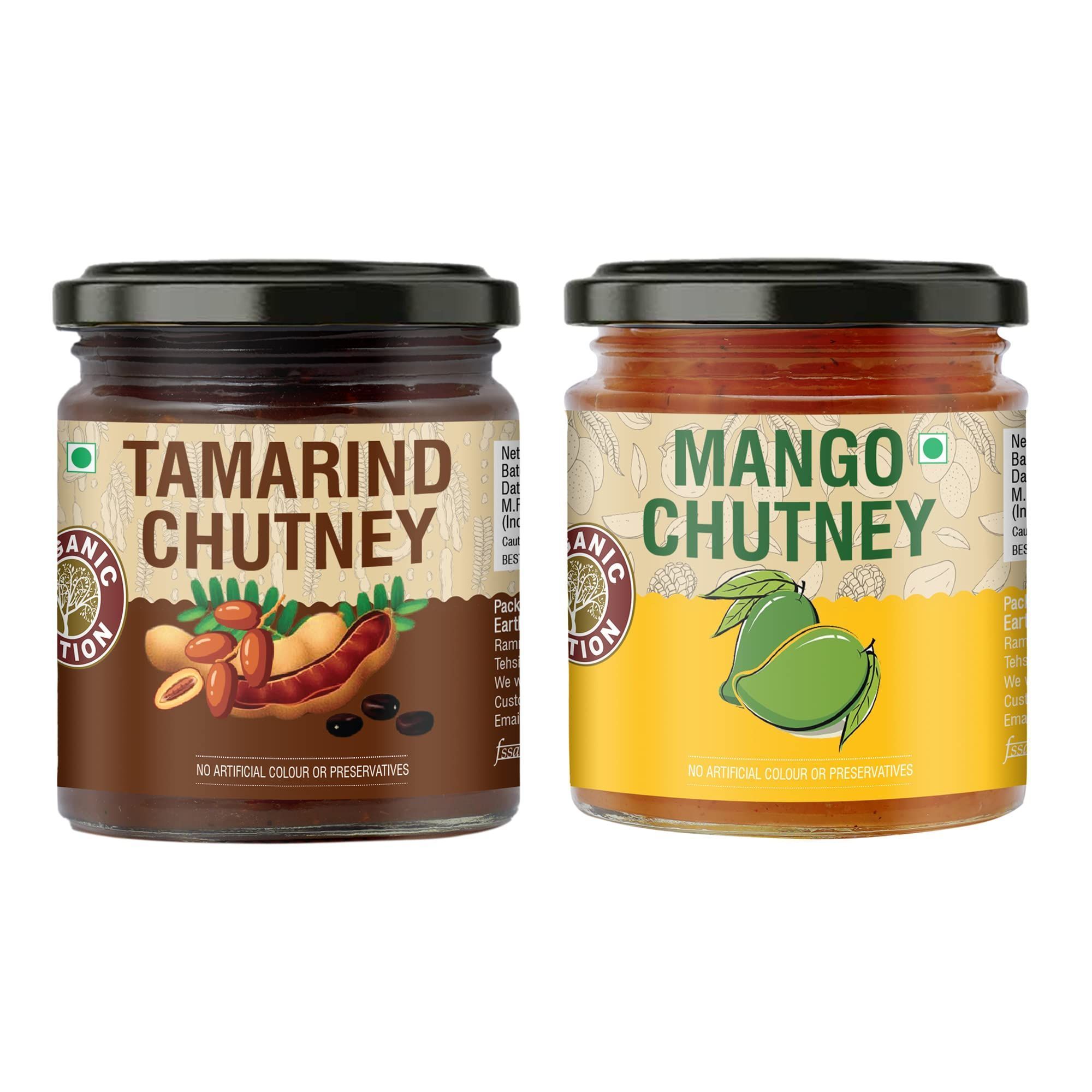 Tamarind & Mango Chutney Combo 100% Organic and Pure