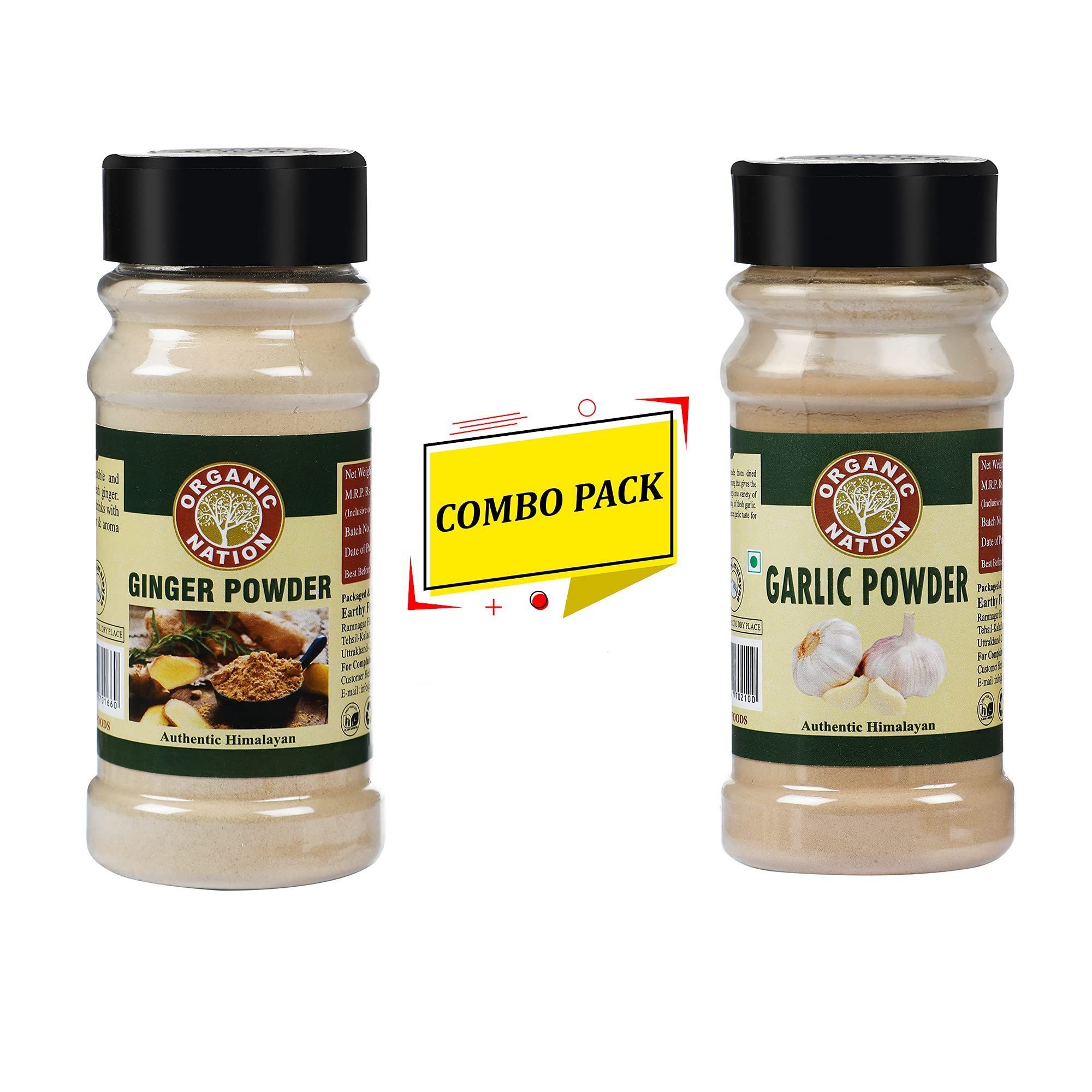 Ginger Powder And Garlic Powder | Ginger Powder 125| Garlic Powder 100