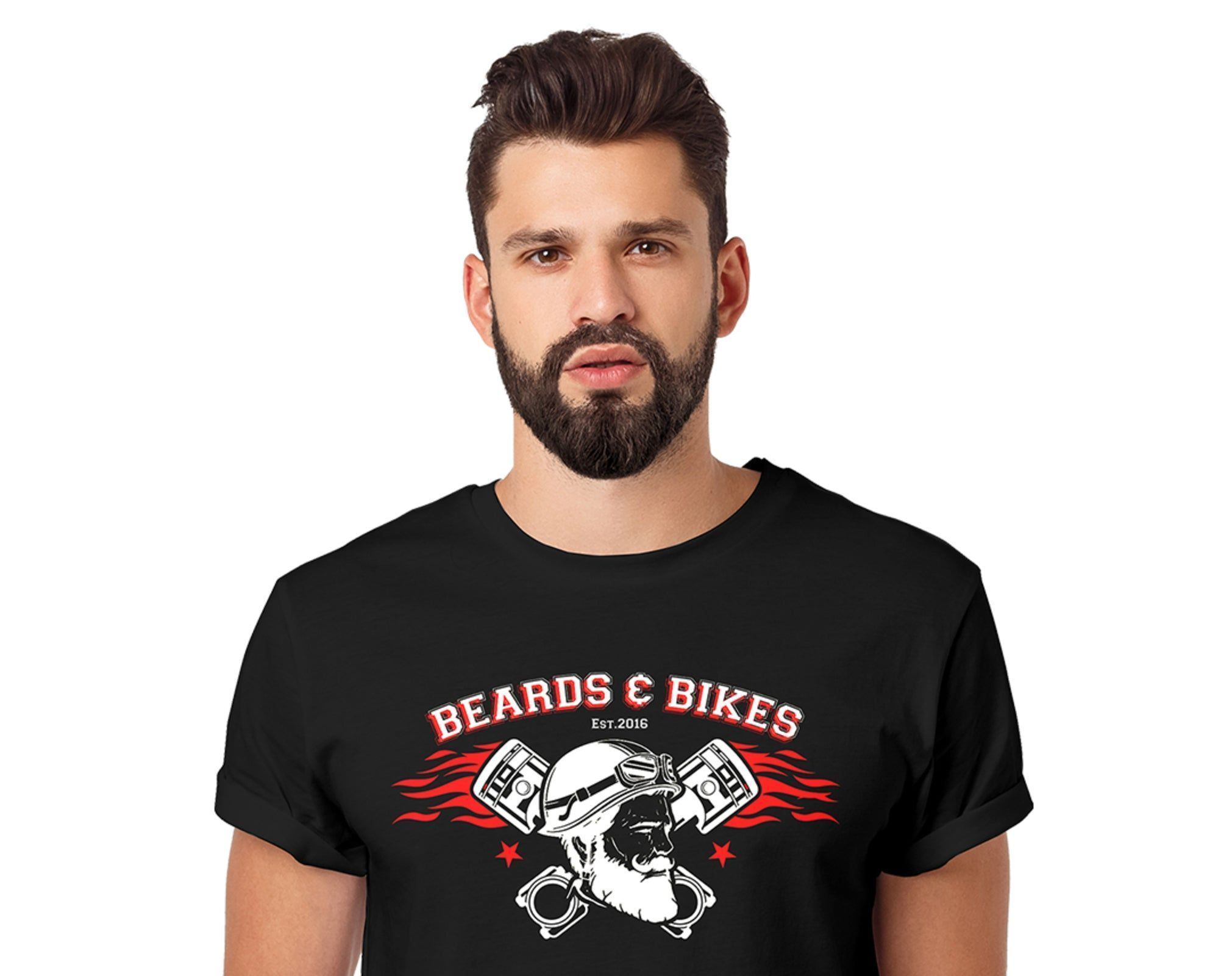 Beardo Beards and Bikes T-shirt