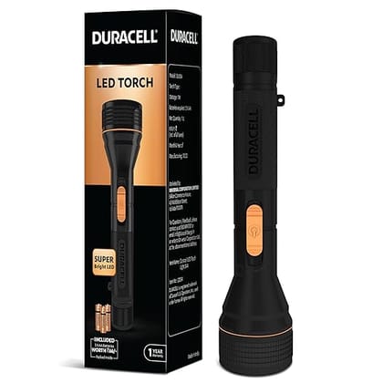  Duracell LED Torch - Super Bright - Includes 3 AAA Batteries