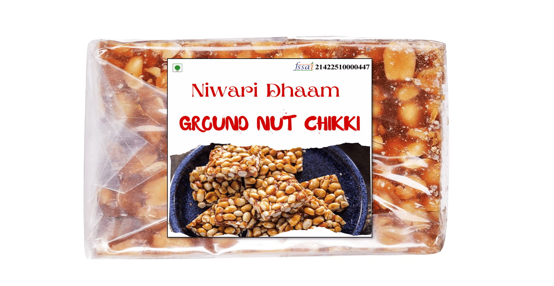 "Niwari Dhaam Groundnut Chikki - 100g"