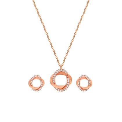 Rose Gold Allure Pendant Set