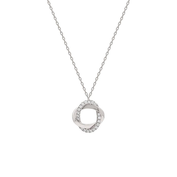 Silver Allure Pendant with Chain