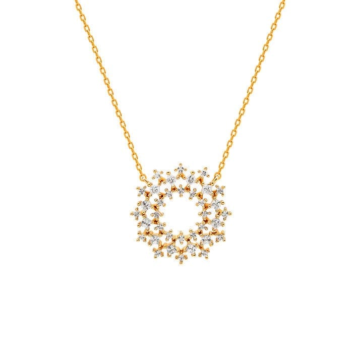 18k Gold Plated Silver Imperial Necklace