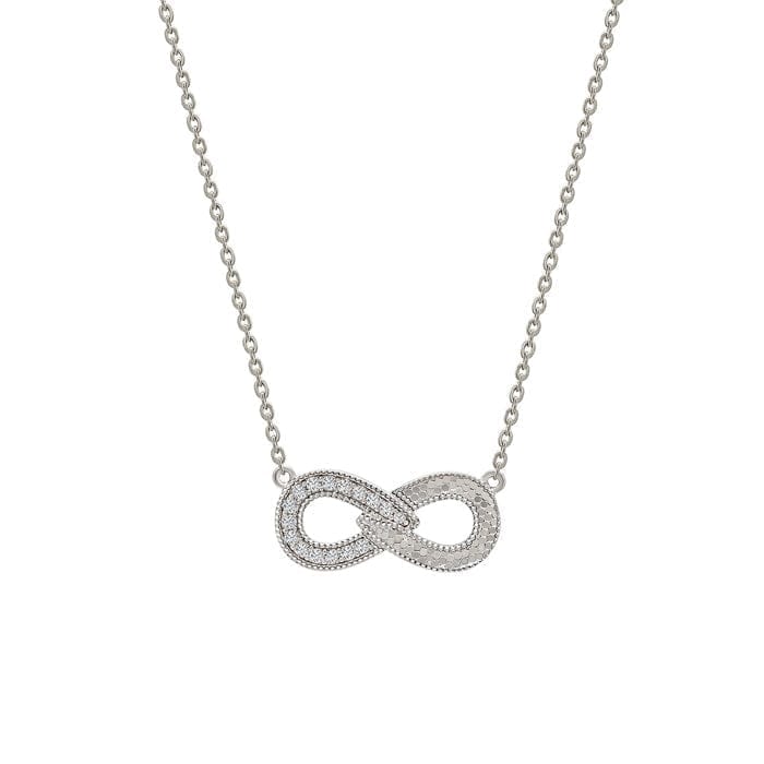 Silver Infinity Bliss Necklace