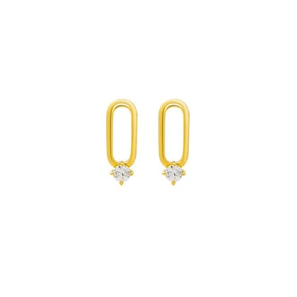 18k Gold Plated Silver Starlight Earrings