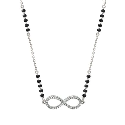 Silver Modern Infinity Mangalsutra