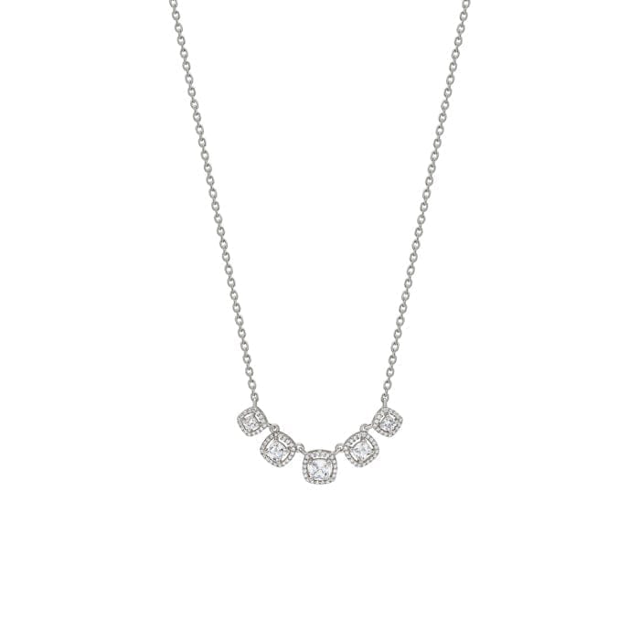 Silver White Royalty Necklace