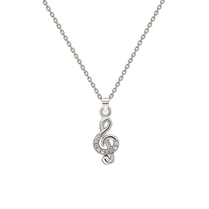 Silver Symphony Pendant with Chain