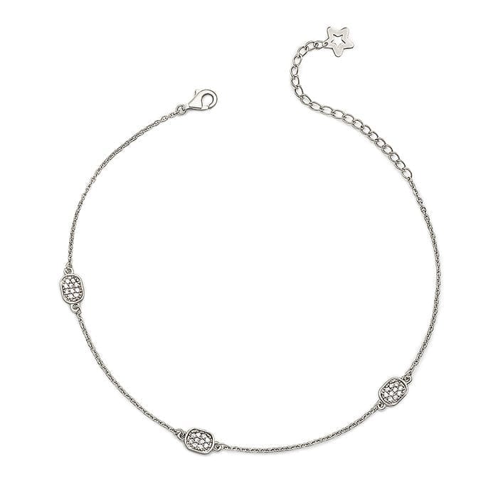 Silver Maria Anklet