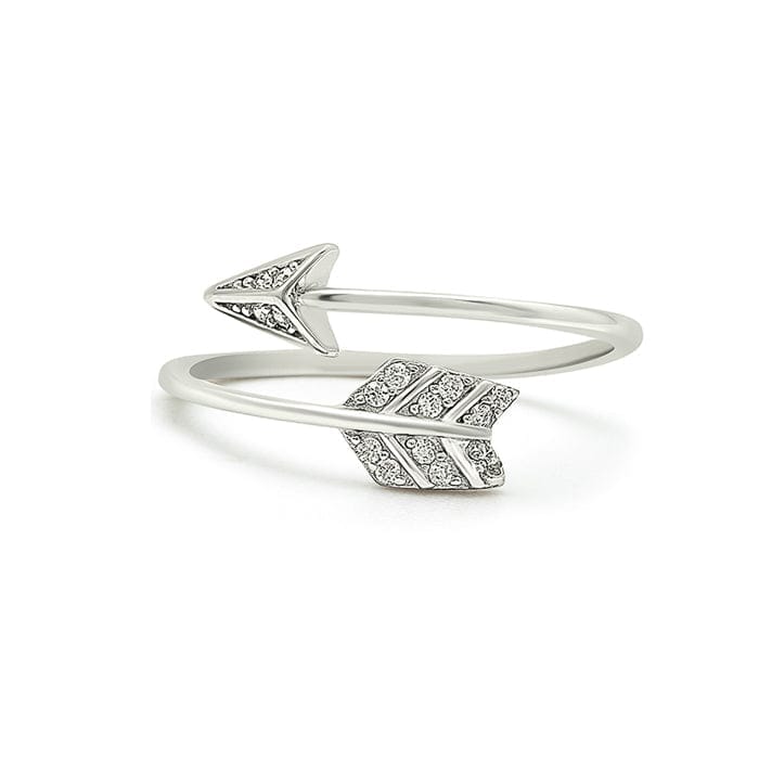 Silver Karmic Arrow Ring