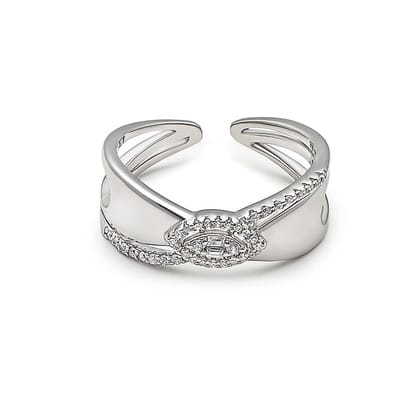 Silver Gloss Love Ring