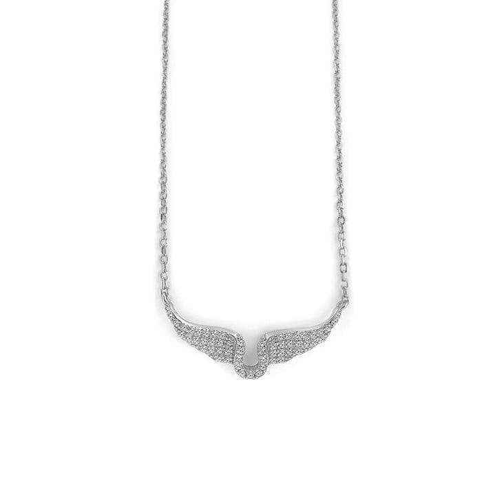 Silver Fly High Necklace