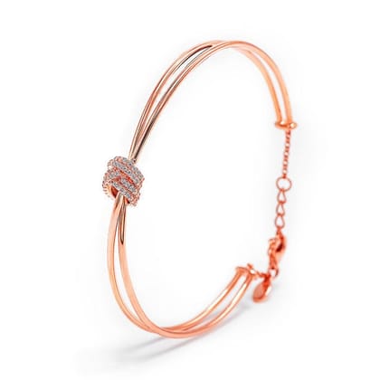 Rose Gold Knot Kada