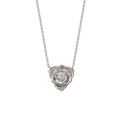 Silver Rosetta Necklace