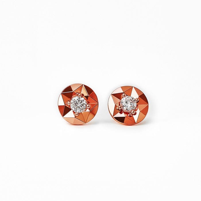 Rose Gold Gemisphere Earrings