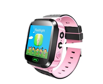 sekyo – X1 Smartwatch, Voice Calling, Location Tracking, SOS, Camera, Remote Monitoring-36mm, (Pink)