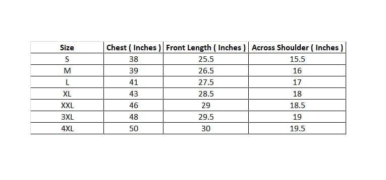 Size Guide