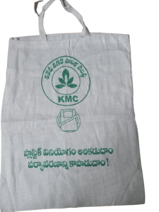 Reusable Telugu Language Canvas Bag