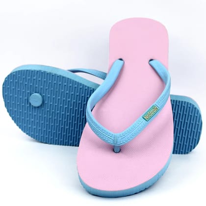 Pink & Sky Blue Flip-Flops (Women)