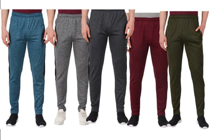 G Track Solid Men Multicolor Track Pants