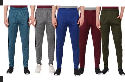 G Track Solid Men Multicolor Track Pants