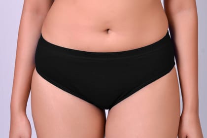 Women Hug Amy Panty Plain IE Black