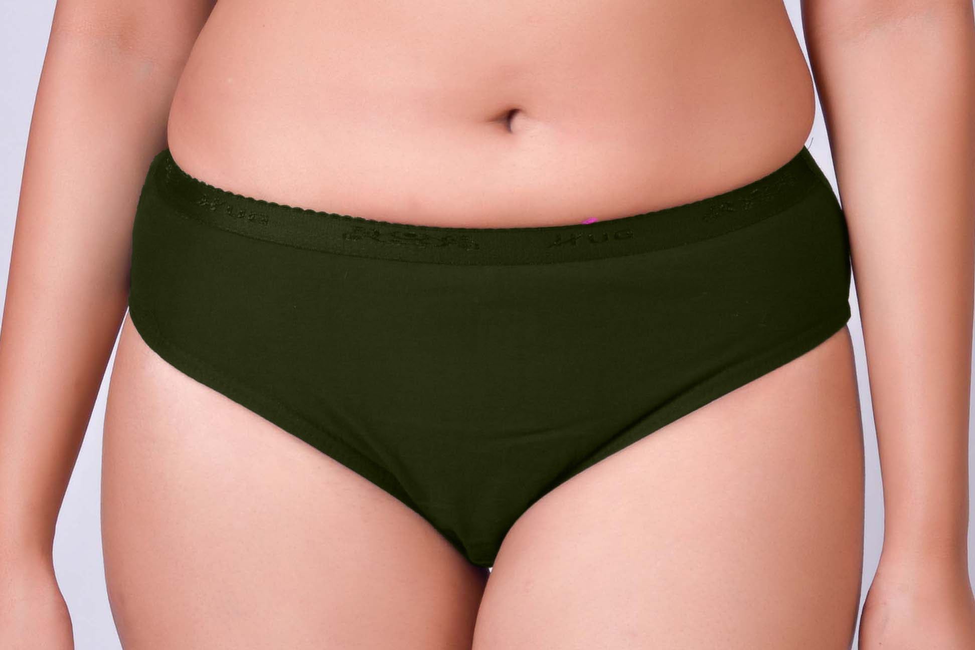 Women Hug Julia Panty Plain TE Green