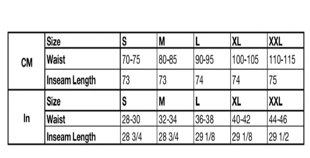 Size Guide