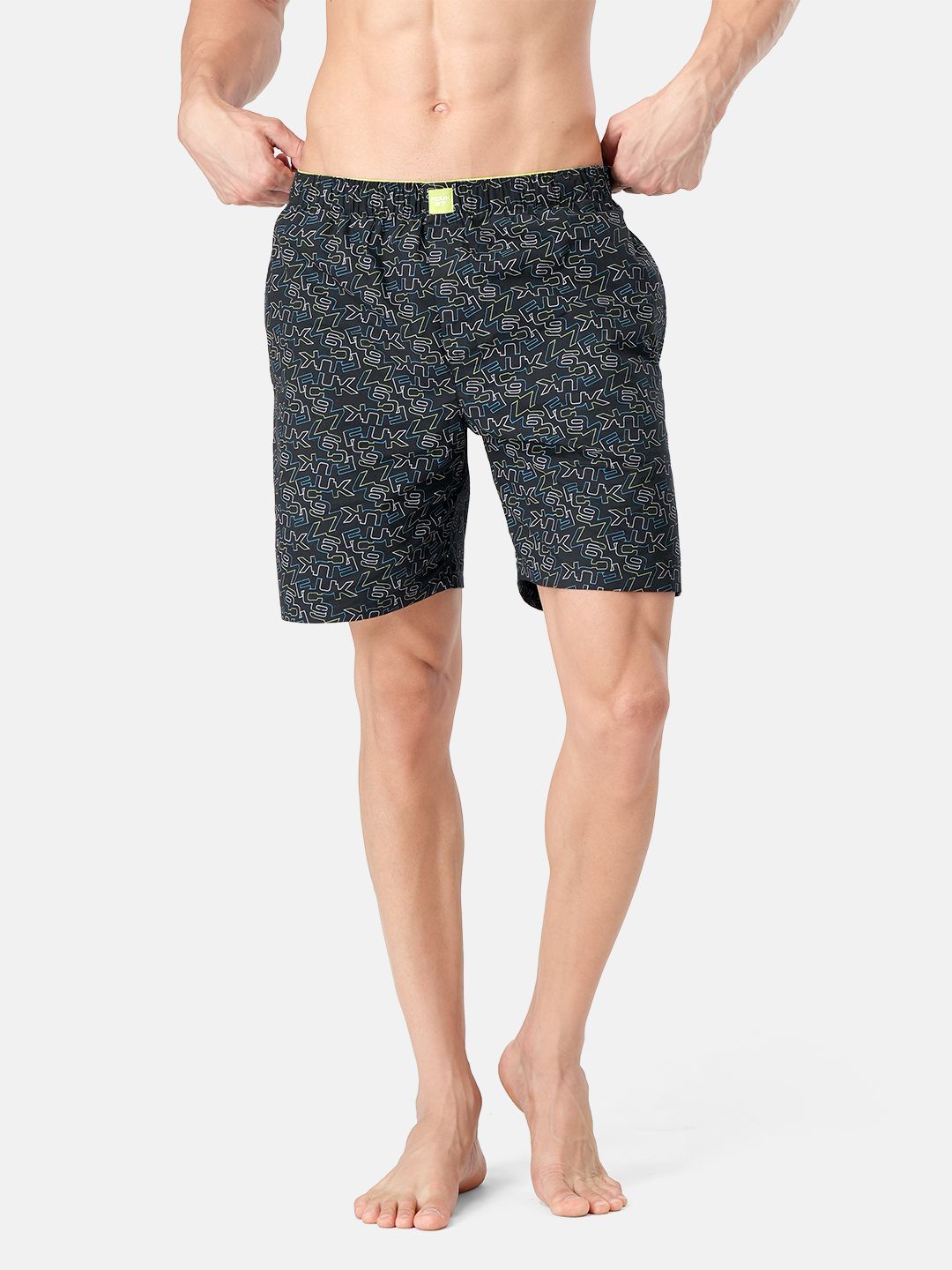 FCUK Play Leyton, Men's Printed Boxer