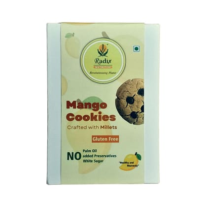 Radix Nutritive® Gluten-free Mango Cookies. Pack of 2. Vegetarian. 200 gms each