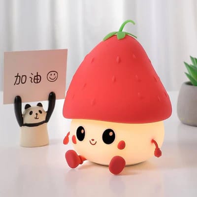 Cute Silicone LED Night Light Lamps USB Rechargeable Mood Lamp