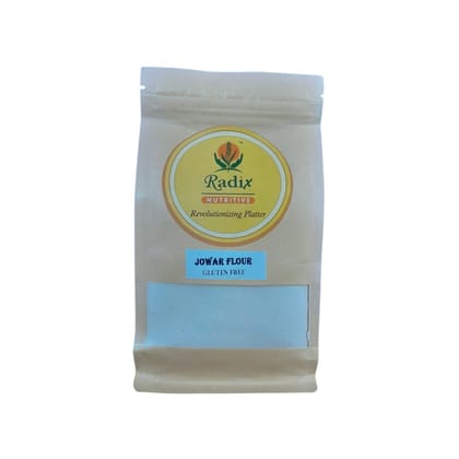 Radix Nutritive® Unpolished Jowar flour. Natural Product. Gluten-free