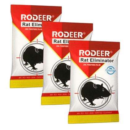 Rat Control Granules | Bait for Rats and Rodents | Effective Rat Killer | Chuha Mar Pack Of 3