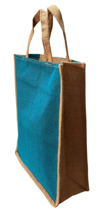 Maatru Jute Hand Bag-Blue