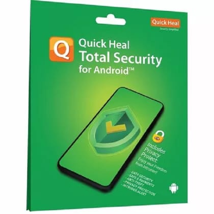 Quick Heal Total Security Latest Version for Android - 1 Device, 1 Year (Email Delivery - No CD)