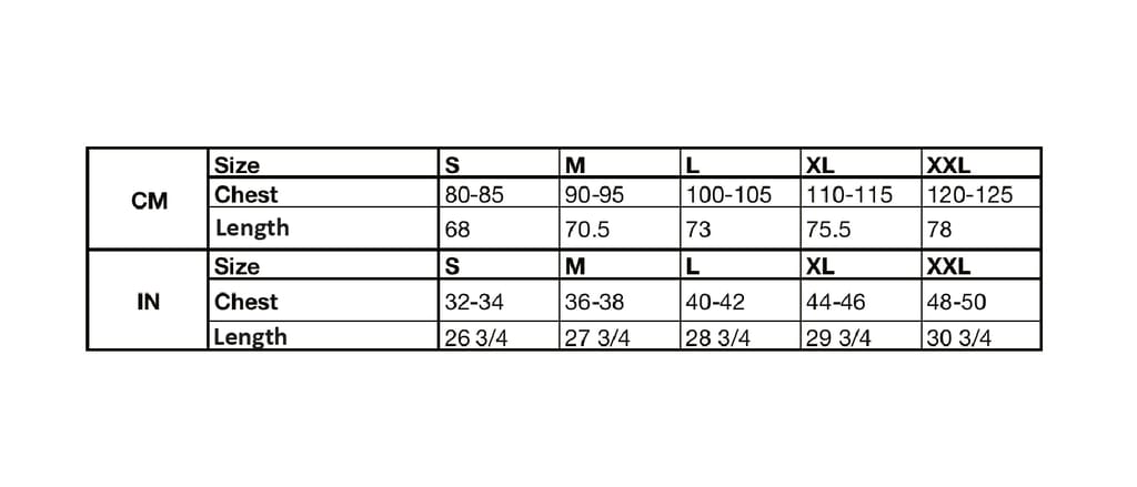 Size Guide