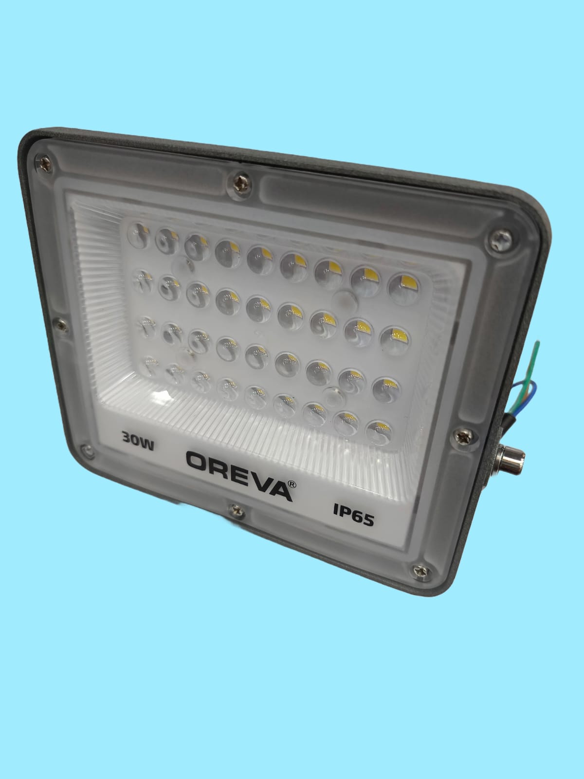 OREVA 30WATT LED FLOOD LIGHT ALUMINIUM BODY WATERPROOF 6500K (2 YRS WARRANTY) 07W LED FREE