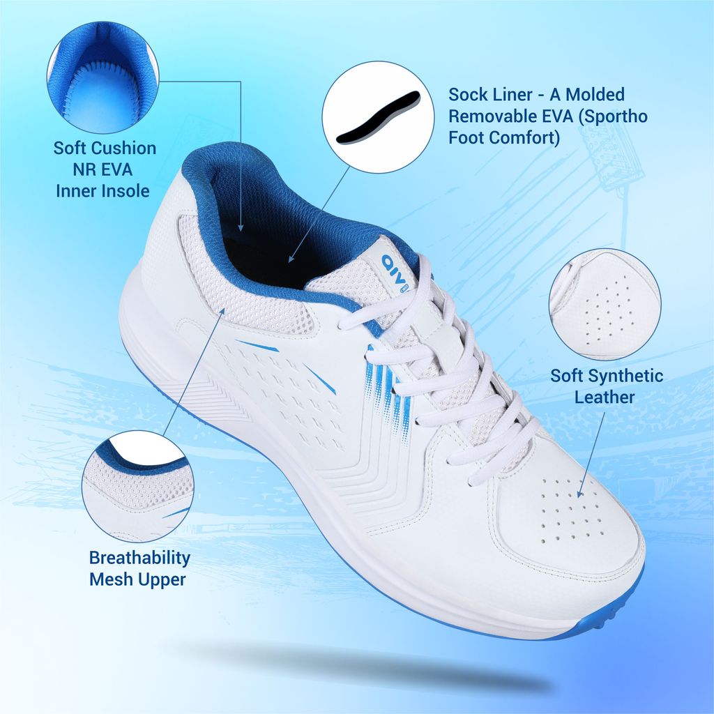 Stylish Men AIVIN Super King Cricket Spikes Shoes For Men 2025 at ShopCircuit | ONDC